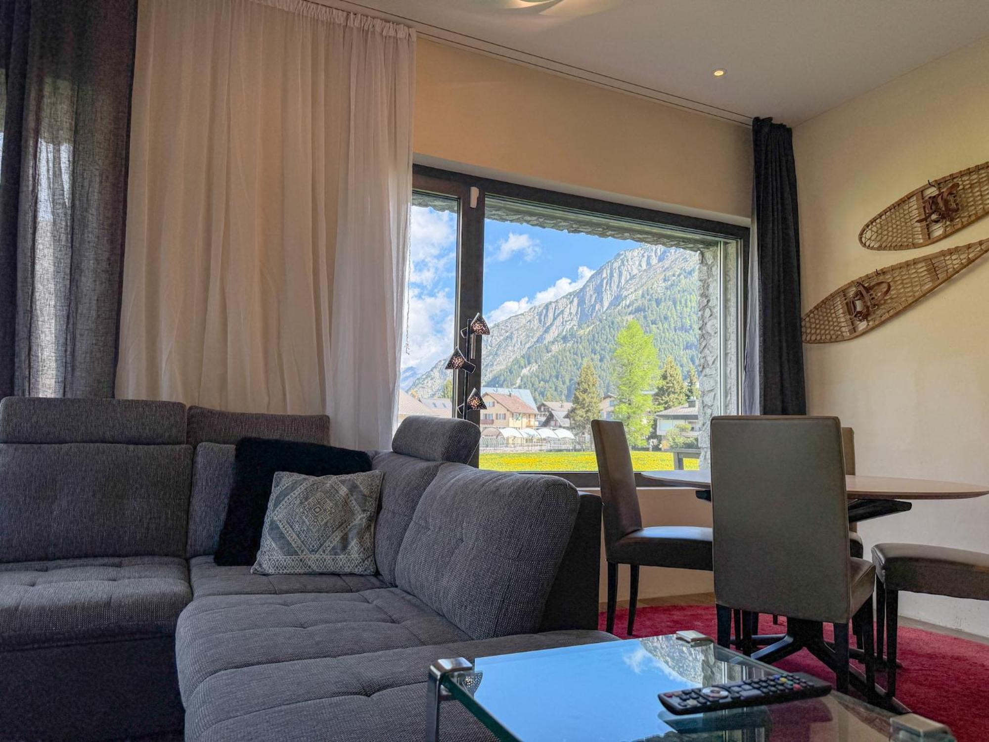 Apartment Modernes Bergblick Im Herzen Von Sonne & Terasse